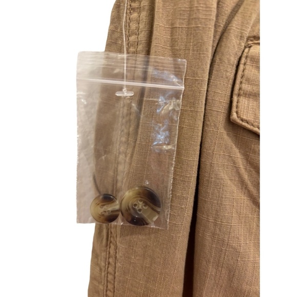 Sonoma Size 10 Cargo Pants Lite Rust Mid Rise Stretch Waist Pockets NWOT - Picture 2 of 5